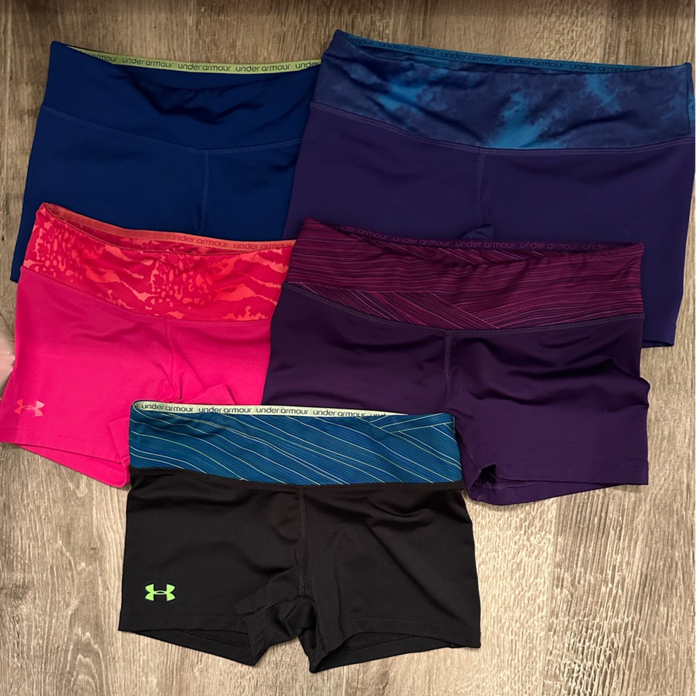 Under Armour Women's Colorful Athletic Shorts Collection